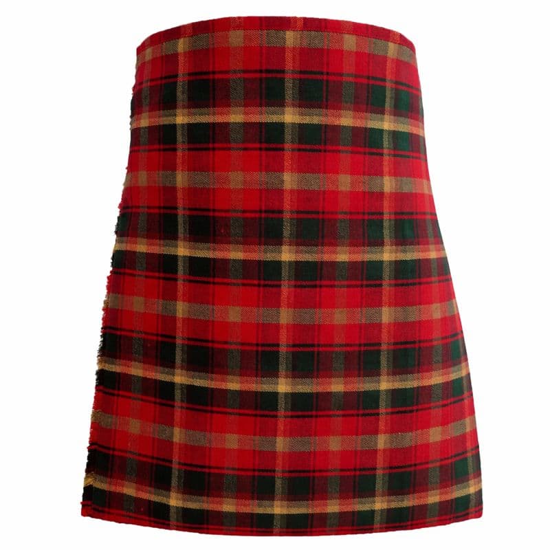 Maple Leaf Canadian Modern Tartan Kilt in acrylic wool with traditional pleats and adjustable leather straps Front 