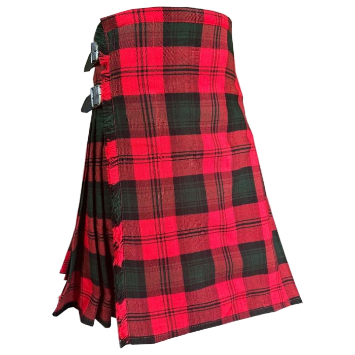 Kerr Modern Tartan Kilt for men featuring traditional Scottish Highland styling and distinctive Kerr Modern tartan pattern Side