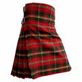 Maple Leaf Canadian Modern Tartan Kilt in acrylic wool with traditional pleats and adjustable leather straps