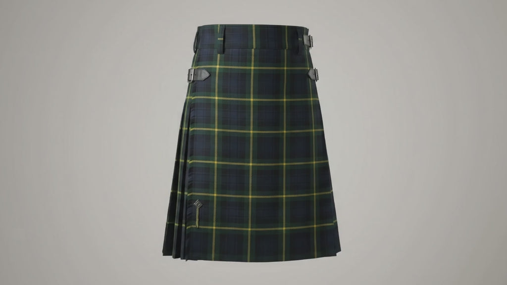 Gordon Tartan Kilt – Traditional 8 Yard Style Scottish Highland Kilt